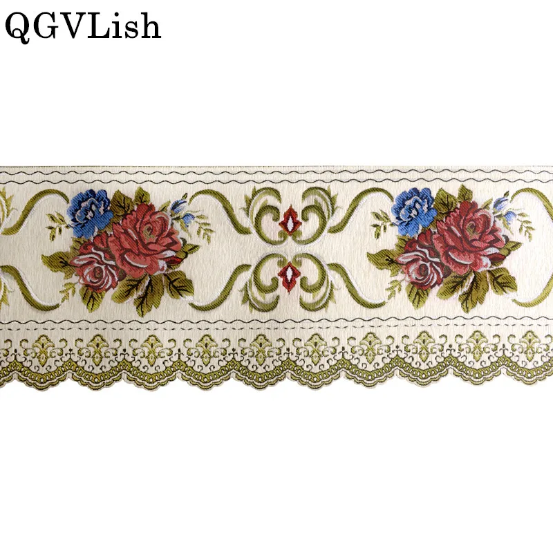Короткая штора из синели qgvish 24 см широкая ткань для самостоятельного