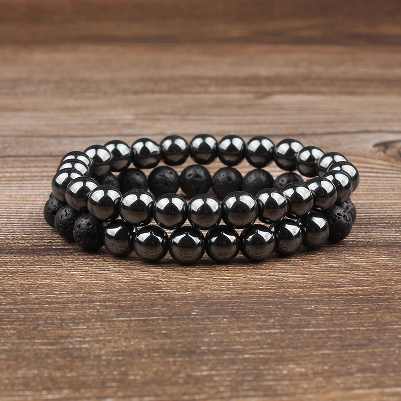 Natural Bracelet 8mm Volcanic and Black Gallstones Stone Beads Bracelet Bangle For DIY Jewelry Women And Men Amulet Accessories
Natural Bracelet 8mm Volcanic and Black Gallstones Stone Beads Bracelet Bangle For DIY Jewelry Women And Men Amulet Accessories