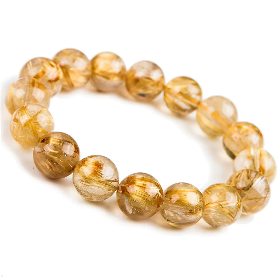 2018 New 14.5mm Natural Gold Rutilated Quartz Crystal Clear Round Beads Bracelet Women Men Charm Stretch Bracelet Drop Shipping
2018 New 14.5mm Natural Gold Rutilated Quartz Crystal Clear Round Beads Bracelet Women Men Charm Stretch Bracelet Drop Shipping