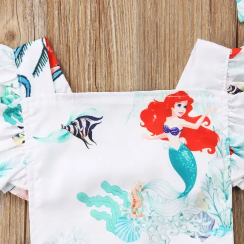 Cartoon Mermaid Toddler Baby Girls Lace Bodysuit Romper fashion Comfortable princess Jumpsuit Outfit Clothes
Cartoon Mermaid Toddler Baby Girls Lace Bodysuit Romper fashion Comfortable princess Jumpsuit Outfit Clothes