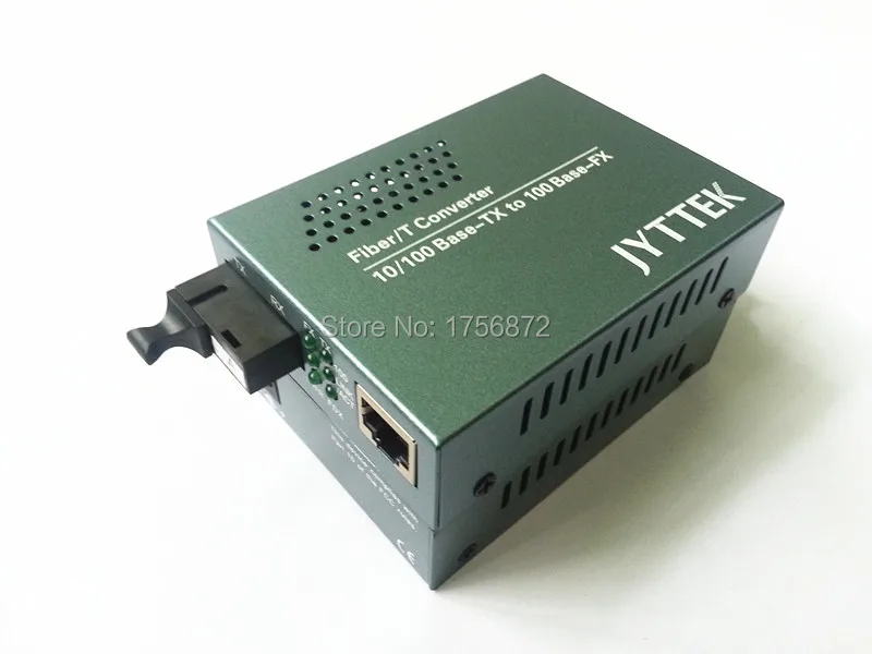 Jyttek Optical Fiber Media Converter Fiber Transceiver Single Fiber Converter 25km SC 10/100M Singlemode Single Fiber
Jyttek Optical Fiber Media Converter Fiber Transceiver Single Fiber Converter 25km SC 10/100M Singlemode Single Fiber