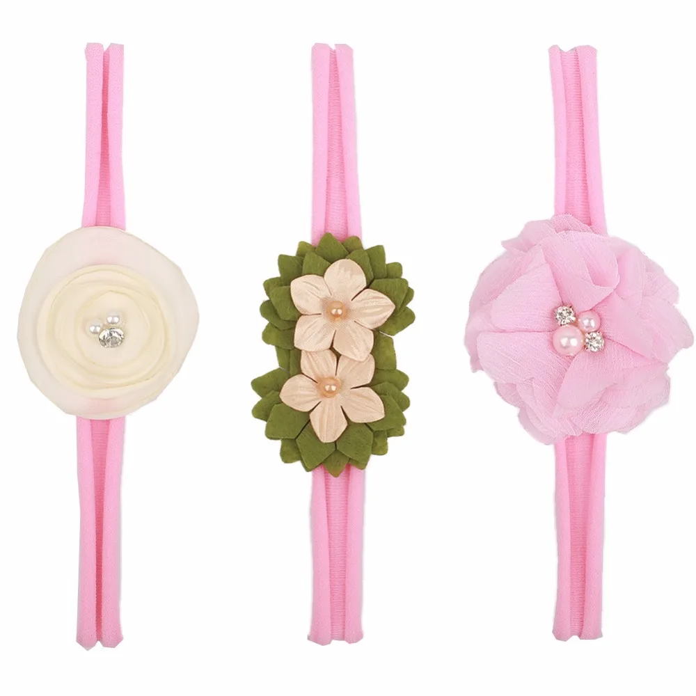 children headwear 3pcs/set girl headband skinny soft nylon headband satin chiffon flower girl birthday gift hair Accessories
children headwear 3pcs/set girl headband skinny soft nylon headband satin chiffon flower girl birthday gift hair Accessories