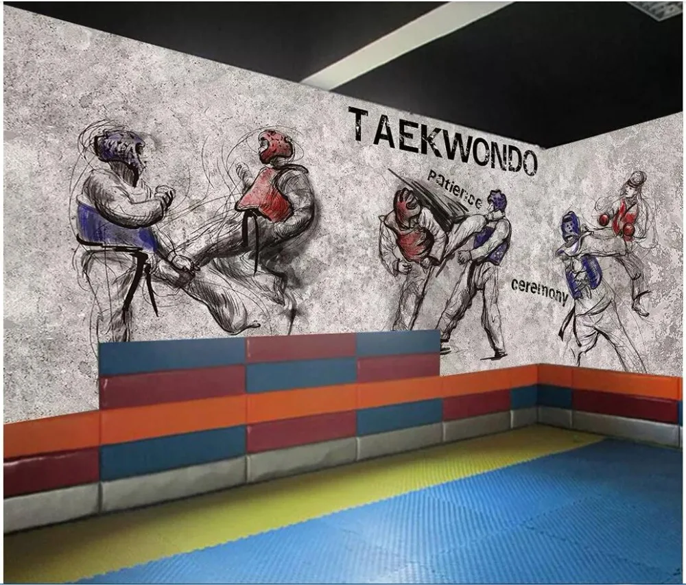 Пользовательские фото 3d обои тхэквондо, тренажерный зал, боксерский фон, боевые искусства, зал, гостиная, улучшение дома, обои для стены 3d
Пользовательские фото 3d обои тхэквондо, тренажерный зал, боксерский фон, боевые искусства, зал, гостиная, улучшение дома, обои для стены 3d