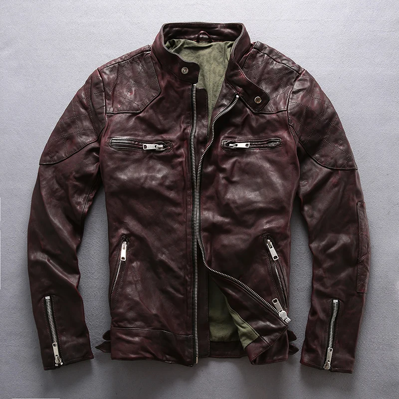 YR!Free shipping.Pakistan tanning sheepskin.cool Beckham motor biker style leather jacket,fashion slim genuine leather coat
YR!Free shipping.Pakistan tanning sheepskin.cool Beckham motor biker style leather jacket,fashion slim genuine leather coat