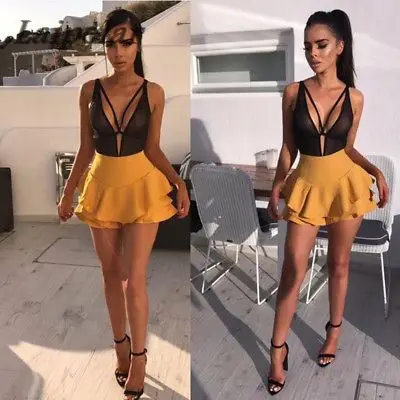 Summer Women Layered Ruffled Frill Skorts High Waisted Party Mini Skirt Shorts Ladies Womens Brief Solid Skirts Clothing
Summer Women Layered Ruffled Frill Skorts High Waisted Party Mini Skirt Shorts Ladies Womens Brief Solid Skirts Clothing