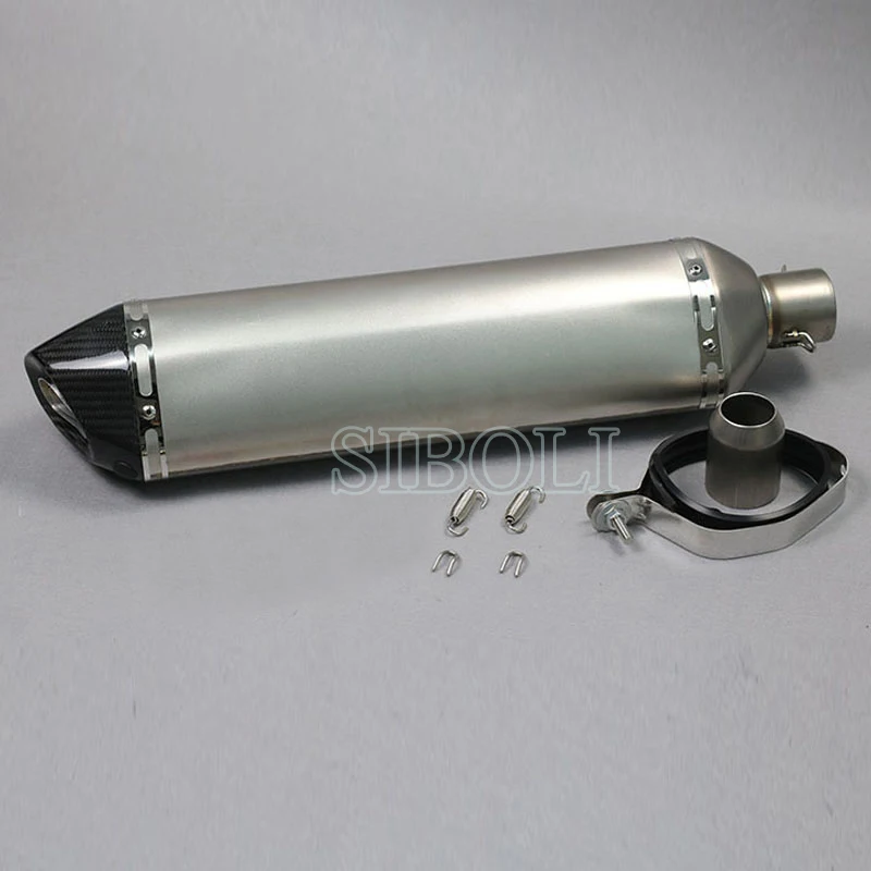 51 мм мотоцикл AKrapovic глушитель Универсальный 570 длина углеродного волокна сталь