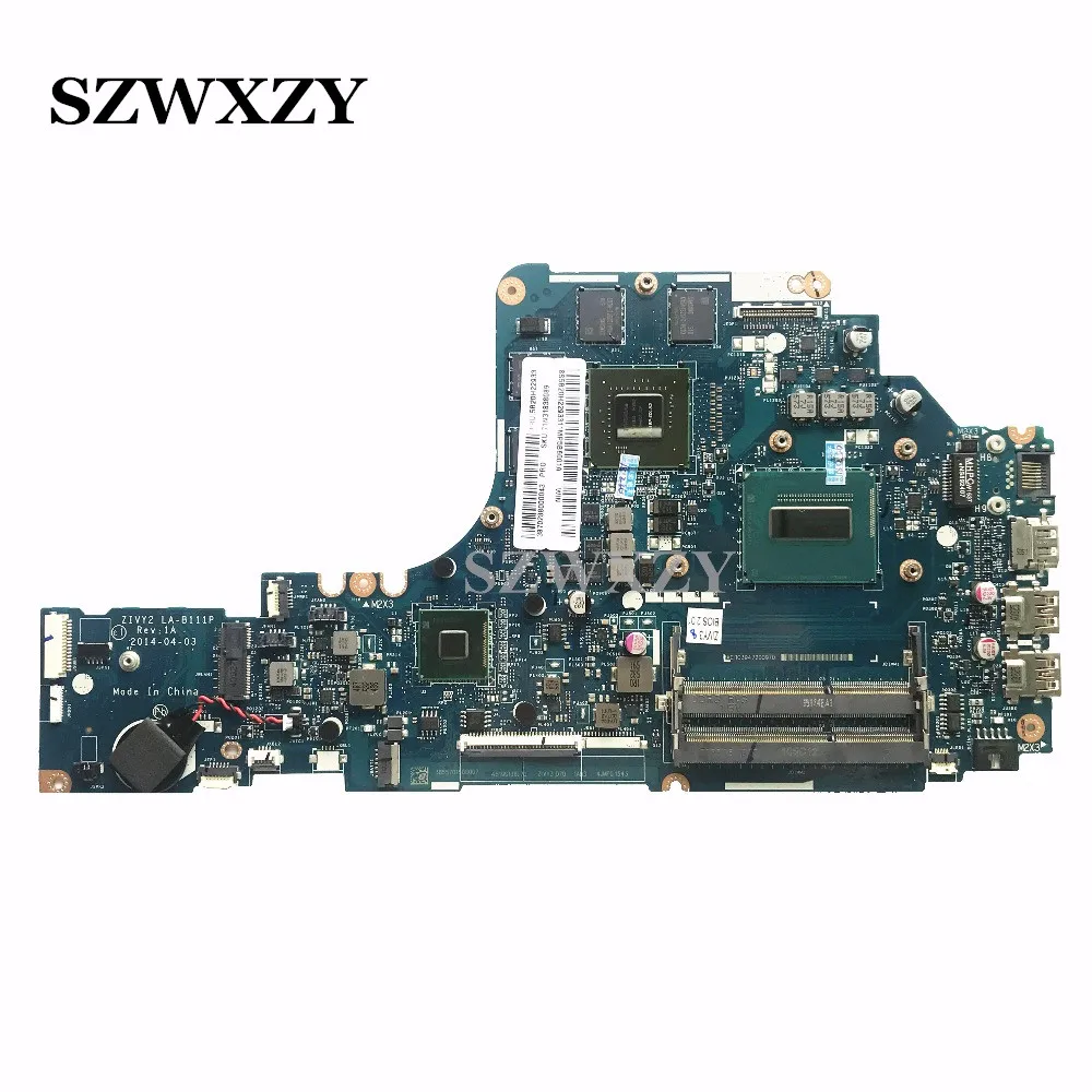 Высокое Качество для Lenovo Y70 70 Материнская плата ноутбука ZIVY2 LA B111P 5B20H22933 с i5 4210HQ