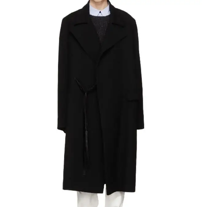 S-6XL HOT 2020 Spring Men's New Fashion Personalized customization Medium long loose black lapel wool coat
S-6XL HOT 2020 Spring Men's New Fashion Personalized customization Medium long loose black lapel wool coat
