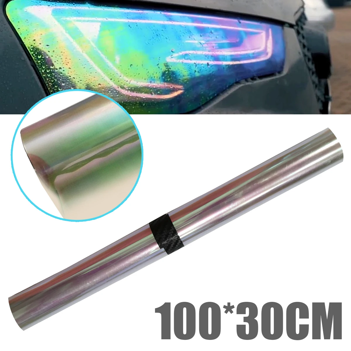 100x30CM Auto Car Headlight Taillight Tint Vinyl Film Sticker Easy Stick Motorcycle Whole Car Decoration Chameleon Oil Slick
100x30CM Auto Car Headlight Taillight Tint Vinyl Film Sticker Easy Stick Motorcycle Whole Car Decoration Chameleon Oil Slick