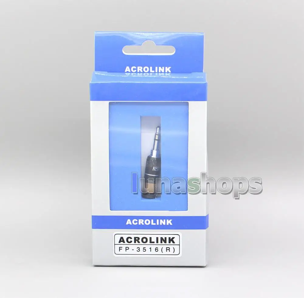 LN005024 S Size Acrolink FP-25 3.5mm Gold/Rhodium Plated DIY Barrel Connector Adapter
LN005024 S Size Acrolink FP-25 3.5mm Gold/Rhodium Plated DIY Barrel Connector Adapter