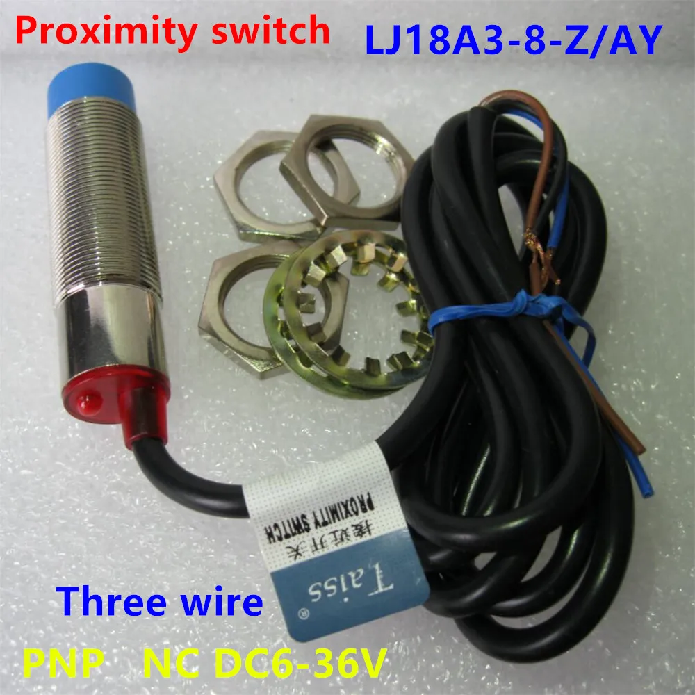 10pcs M18 LJ18A3-8-Z/AY 8mm sensing DC6-36V PNP NC inductive Screen shield type proximity switch LJ18A3 series proximity sensor
10pcs M18 LJ18A3-8-Z/AY 8mm sensing DC6-36V PNP NC inductive Screen shield type proximity switch LJ18A3 series proximity sensor