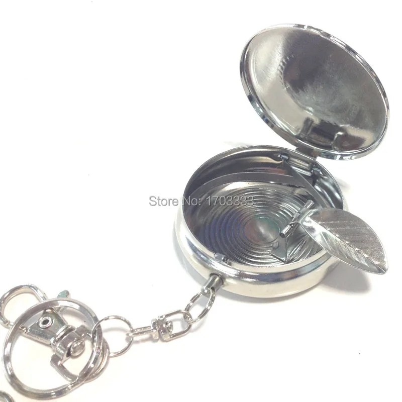 Wholesale Portable Pocket Stainless Steel Round Cigarette Ashtray With Keychain DHL Fedex Free shipping #GH62
Wholesale Portable Pocket Stainless Steel Round Cigarette Ashtray With Keychain DHL Fedex Free shipping #GH62