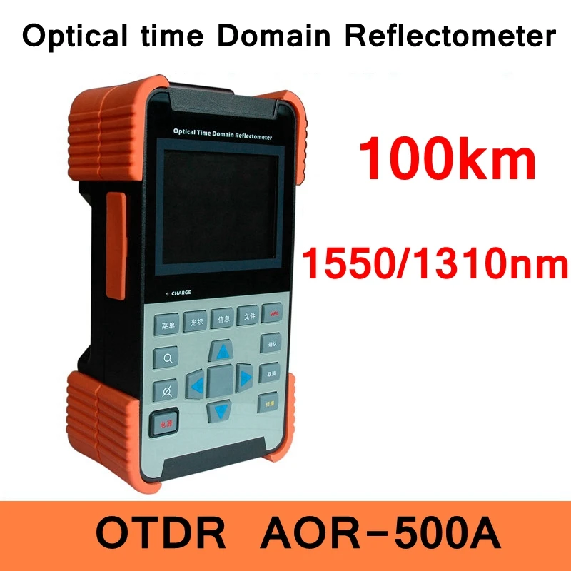 Фото OTDR AOR 500A оптический временной домен рефлектометр 100 км 1550/1310 нм - купить