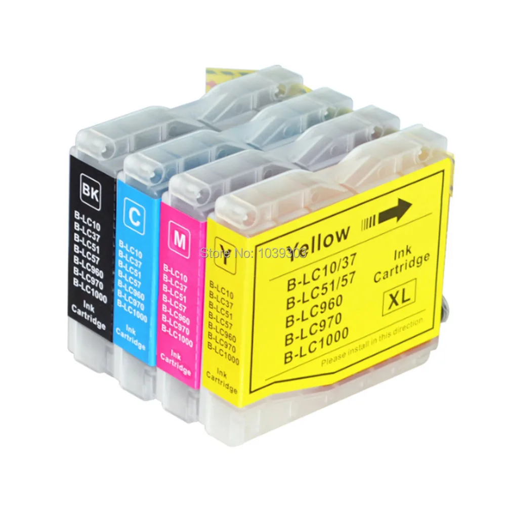 4 PK Ink Cartridges LC960 LC970 LC1000 Compatible for Brother DCP DCP-130C DCP-135C DCP-150C B DCP-153C DCP-157C Printers
4 PK Ink Cartridges LC960 LC970 LC1000 Compatible for Brother DCP DCP-130C DCP-135C DCP-150C B DCP-153C DCP-157C Printers