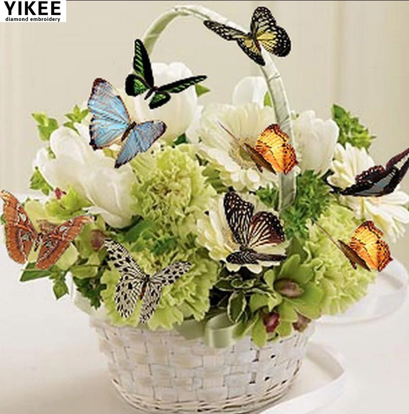 YIKEE Diamond Painting Flowers and Butterflies Home Decor Full Square/Round Drill Resin DIY Mosaic Diamond Embroidery k73
YIKEE Diamond Painting Flowers and Butterflies Home Decor Full Square/Round Drill Resin DIY Mosaic Diamond Embroidery k73