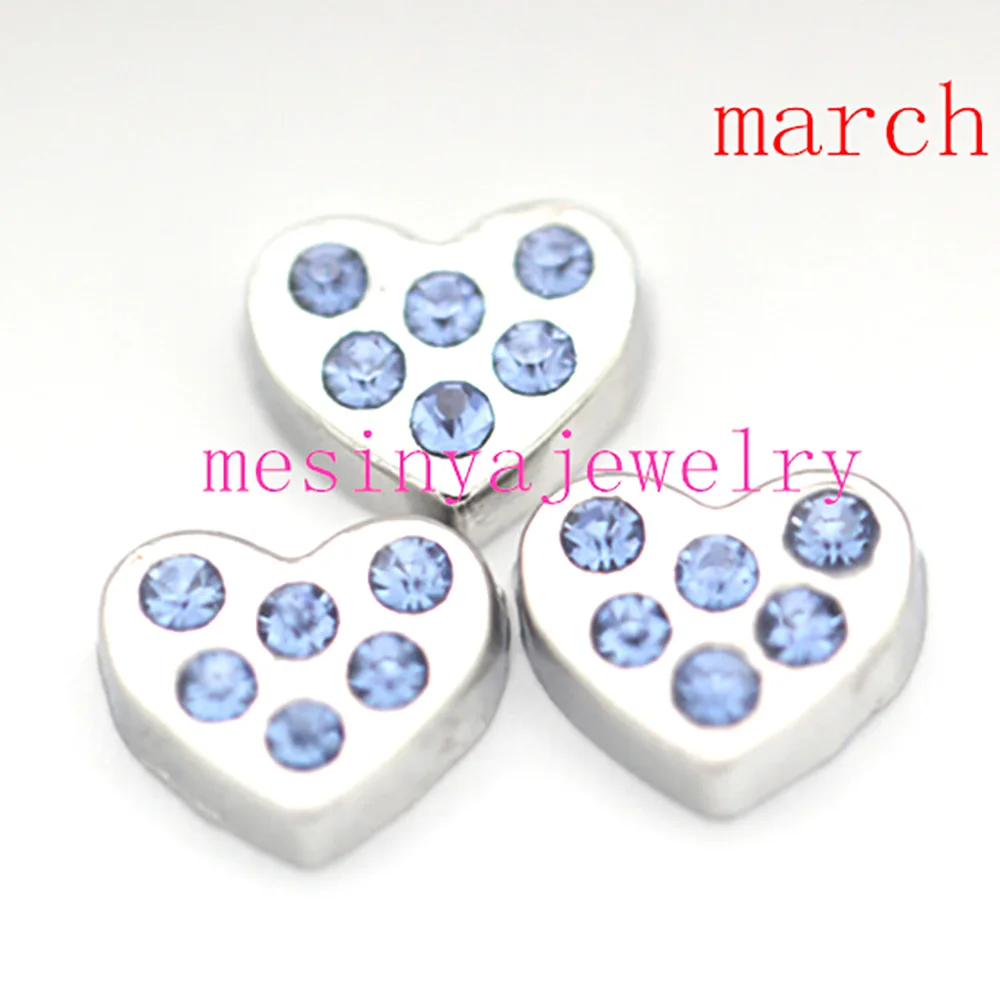 10pcs Heart Shape Inlay Crystal March Birthstone Custom Floating Charms For Glass Locket
10pcs Heart Shape Inlay Crystal March Birthstone Custom Floating Charms For Glass Locket