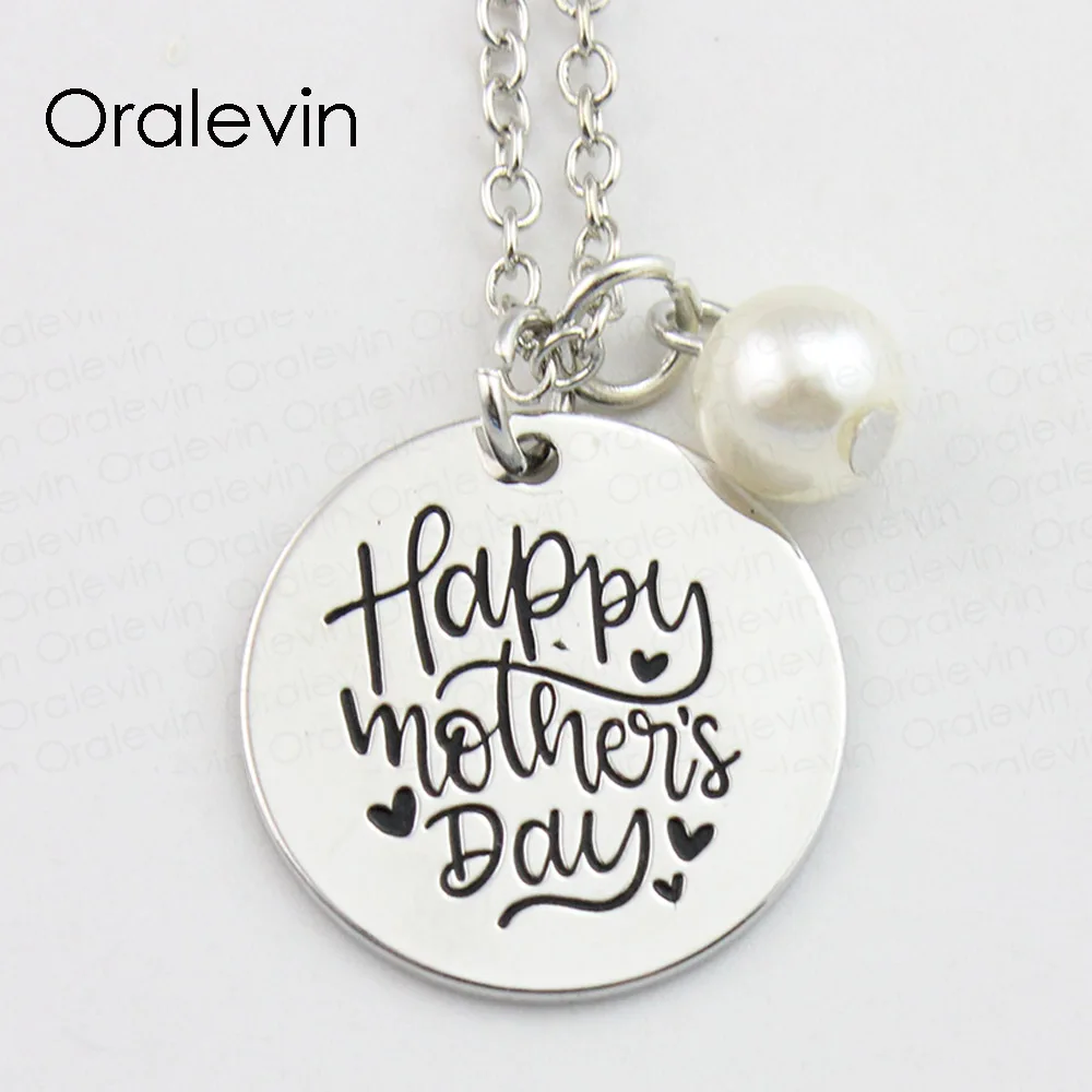 HAPPY MOTHER'S DAY Inspirational Hand Stamped Engraved Custom Charms Pendant Necklace for women Gift Jewelry,10Pcs/Lot, #LN812
HAPPY MOTHER'S DAY Inspirational Hand Stamped Engraved Custom Charms Pendant Necklace for women Gift Jewelry,10Pcs/Lot, #LN812