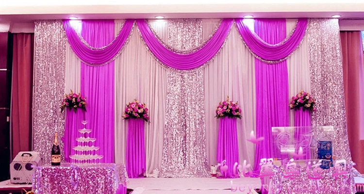 10*10Ft Express free 3x6 meter shipping ice silk wedding stage backdrops decoration romantic wedding curtain with swags sequins
10*10Ft Express free 3x6 meter shipping ice silk wedding stage backdrops decoration romantic wedding curtain with swags sequins