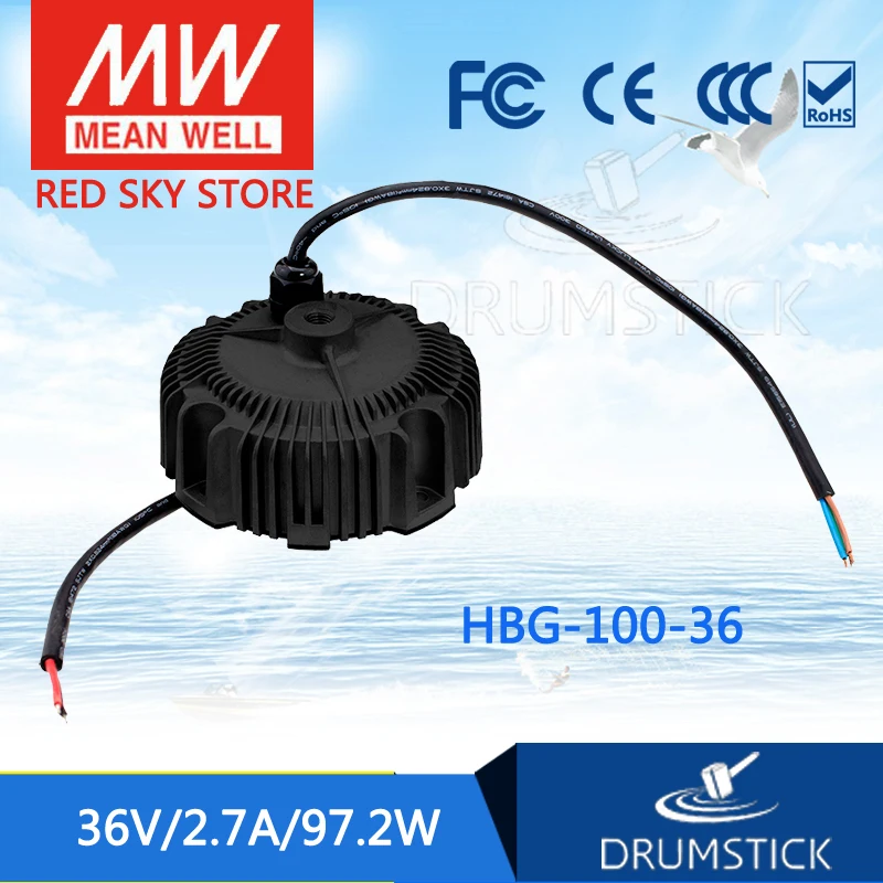 Meanwell HBG 100 36 В 2.7A meanwell 97 2 Вт одиночный выход индикатор питания драйвера|36v supply|mean well
