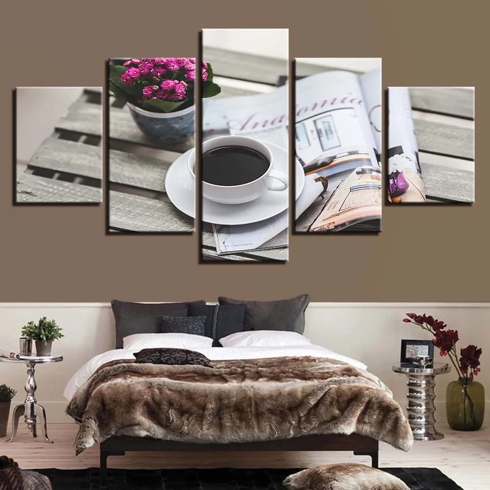 Canvas Painting HD Prints Home Decoration Coffee 5 Pieces Bedside Background Wall Art Newspaper Modular Pictures Artwork Poster
Canvas Painting HD Prints Home Decoration Coffee 5 Pieces Bedside Background Wall Art Newspaper Modular Pictures Artwork Poster
