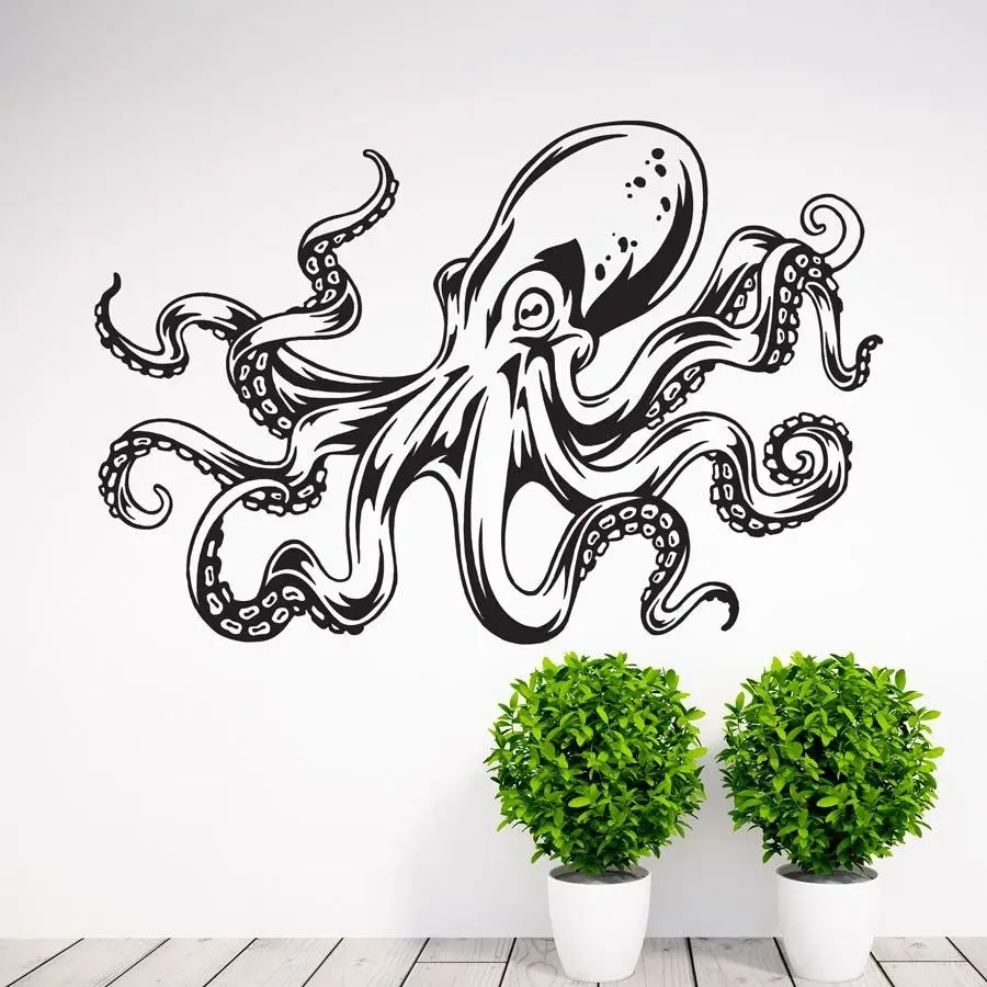 New Arrival Kraken Nautical Bathroom Octopus Tentacles Wall Decal Art Decor Sticker Vinyl Room Decoration
New Arrival Kraken Nautical Bathroom Octopus Tentacles Wall Decal Art Decor Sticker Vinyl Room Decoration