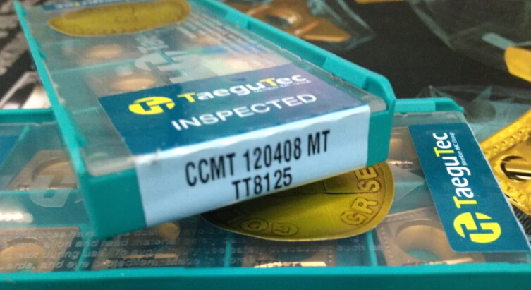 Taegutec CCMT120408MT TT8125 токарный станок твердосплавный инструмент для обработки деталей вращения вставки оптом CCMT 120408 MT TT8125 для стали
Taegutec CCMT120408MT TT8125 токарный станок твердосплавный инструмент для обработки деталей вращения вставки оптом CCMT 120408 MT TT8125 для стали