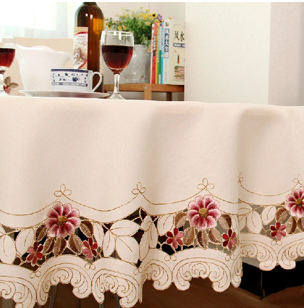 &210 220cm/86inch European home round table cloth hotel cloth embroidery tablecloth voile ornament table mat 218
&210 220cm/86inch European home round table cloth hotel cloth embroidery tablecloth voile ornament table mat 218