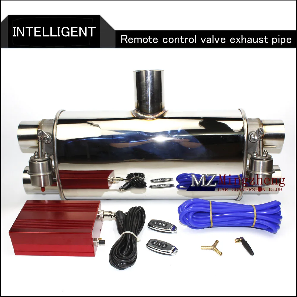 2.5" Exhaust System Stainless Steel T Pipe Electric Exhaust CutOut Out Valve With Electronic Remote Control Switch exhaust pipe
2.5" Exhaust System Stainless Steel T Pipe Electric Exhaust CutOut Out Valve With Electronic Remote Control Switch exhaust pipe