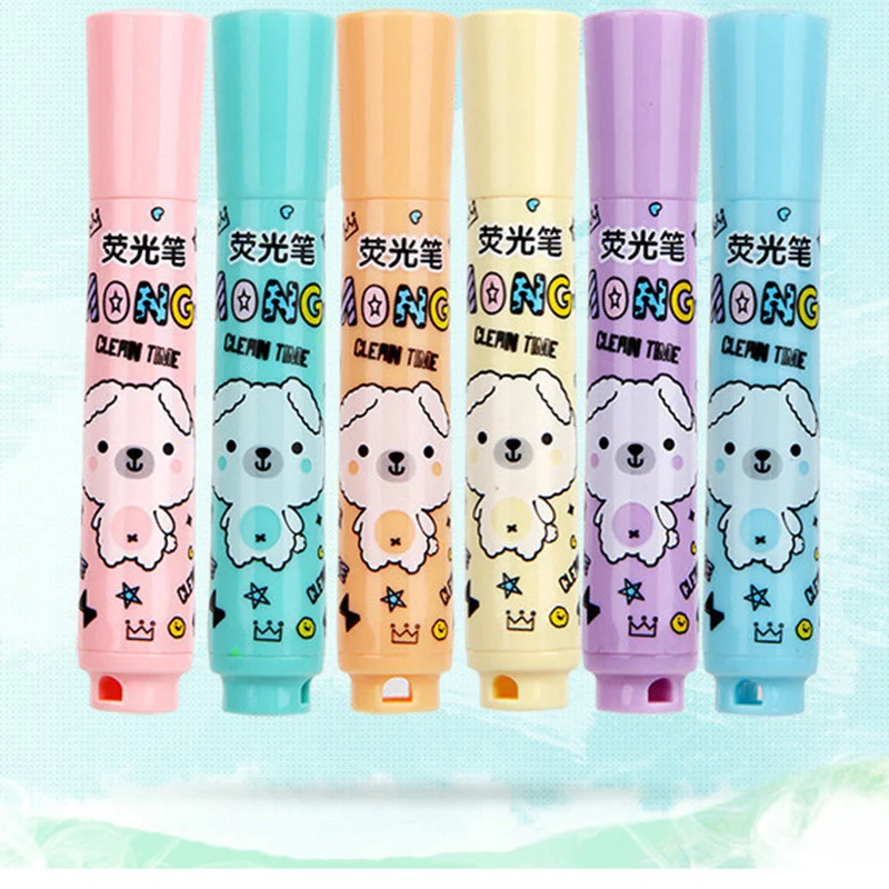 6pcs/Lot 6 Colors Highlighter Kawaii Separators Colored Chancery Invisible Liner Markers Art Markers ighlighters Pen
6pcs/Lot 6 Colors Highlighter Kawaii Separators Colored Chancery Invisible Liner Markers Art Markers ighlighters Pen