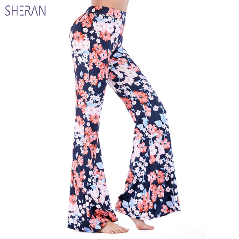 2018 Summer Fashion Flare Pants Loose Trousers Women Casual High Waist Pants Floral Print Female Wide Leg Pants Ladies Clothing
2018 Summer Fashion Flare Pants Loose Trousers Women Casual High Waist Pants Floral Print Female Wide Leg Pants Ladies Clothing