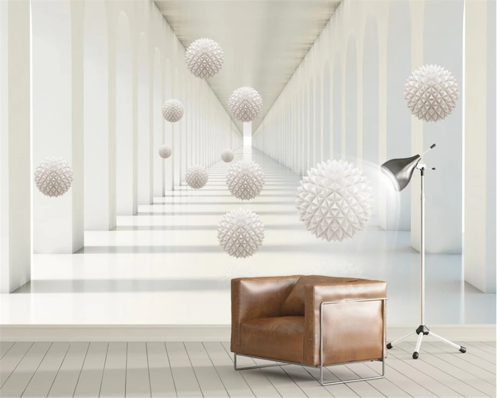 Beibehang Custom wallpaper Living room wall 3d wallpaper sphere round geometry abstract space photo mural wallpaper behang
Beibehang Custom wallpaper Living room wall 3d wallpaper sphere round geometry abstract space photo mural wallpaper behang