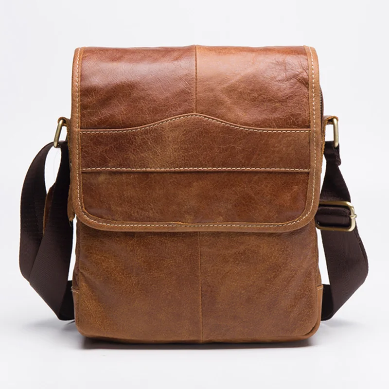New Arrivals Premium 100% Genuine Leather Men Messenger Bags Dropshipping Cover Style Man Shoulder Bags Bolsa Masculina
New Arrivals Premium 100% Genuine Leather Men Messenger Bags Dropshipping Cover Style Man Shoulder Bags Bolsa Masculina