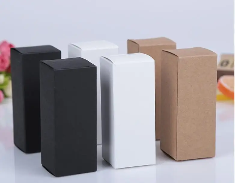 500pcs Black white Kraft Paper cardboard box Lipstick Cosmetic Perfume Bottle Kraft Paper Box Essential Oil Packaging Box SL4732
500pcs Black white Kraft Paper cardboard box Lipstick Cosmetic Perfume Bottle Kraft Paper Box Essential Oil Packaging Box SL4732