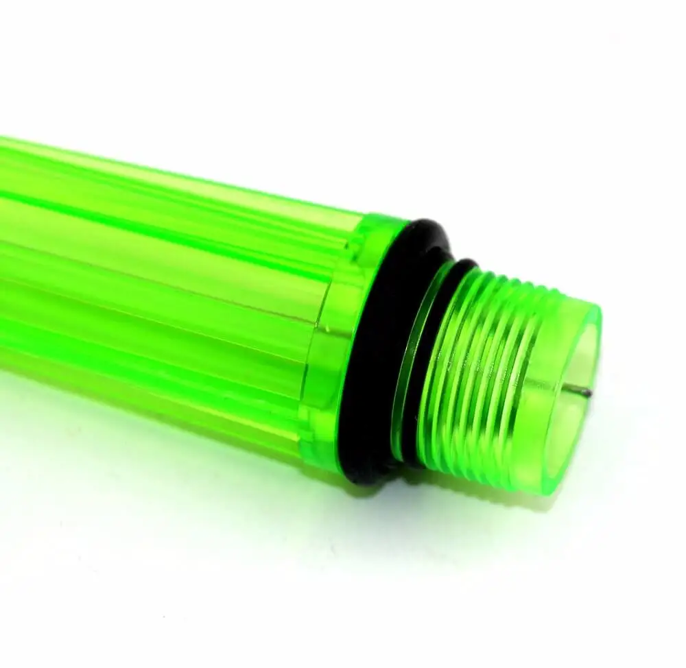 5pcs 16.5cm/37g Submersible Fishing Light Drop Deep Underwater Led Lamp Fishing Attractive Lure Tackle Battery Not Include Green