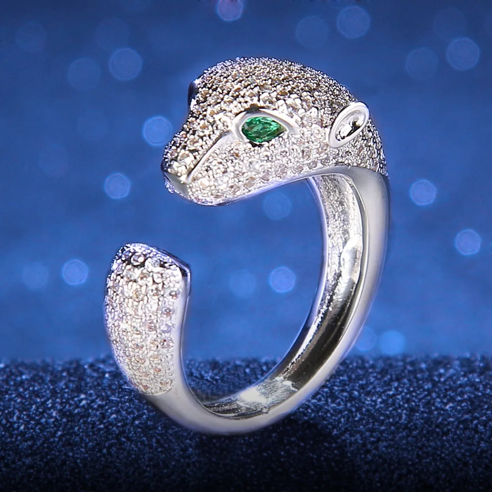 Tuliper кольца кольцо женское женские серебро серебряные кольца|leopard ring|animal ringring for |