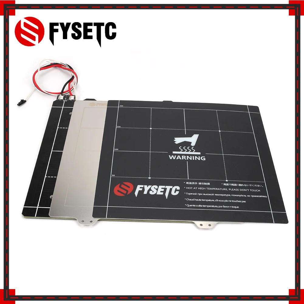 235*235mm 3D Printer Magnetic Heated Bed 24V Wiring Thermistor Kit With Steel Sheet For Ender-3/3S 3D Printer Parts
235*235mm 3D Printer Magnetic Heated Bed 24V Wiring Thermistor Kit With Steel Sheet For Ender-3/3S 3D Printer Parts