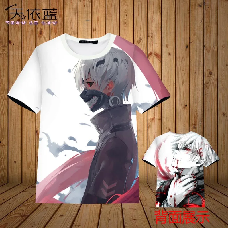 NEW Tops Anime Tokyo Ghoul COSPLAY Tees Summer Short-Sleeved T-shirt Men&Women Casual Fashion Full-Color T-shirt
NEW Tops Anime Tokyo Ghoul COSPLAY Tees Summer Short-Sleeved T-shirt Men&Women Casual Fashion Full-Color T-shirt