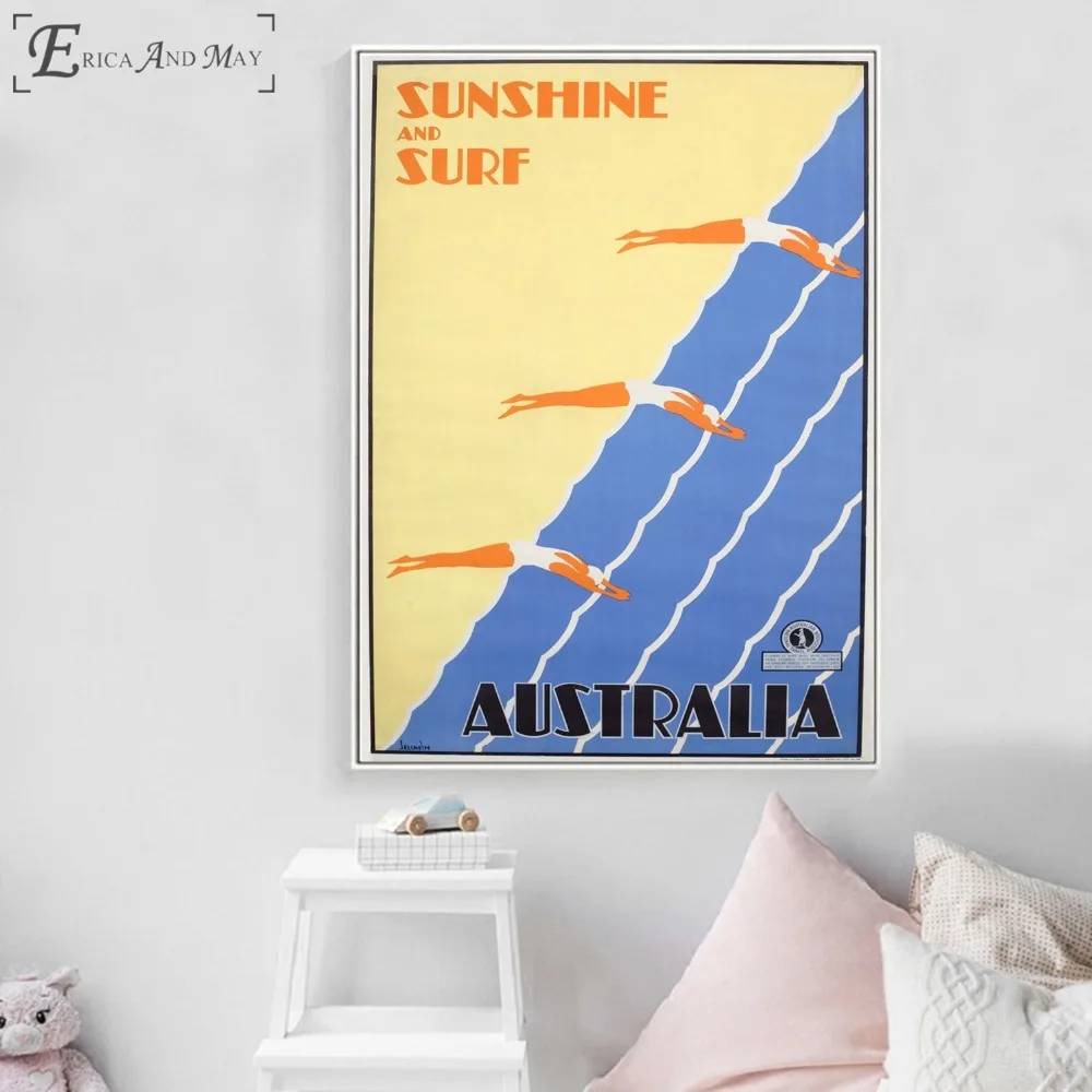 Australia Travel Vintage Wall Art Canvas Painting Poster For Home Decor Posters And Prints Unframed Decorative Pictures
Australia Travel Vintage Wall Art Canvas Painting Poster For Home Decor Posters And Prints Unframed Decorative Pictures