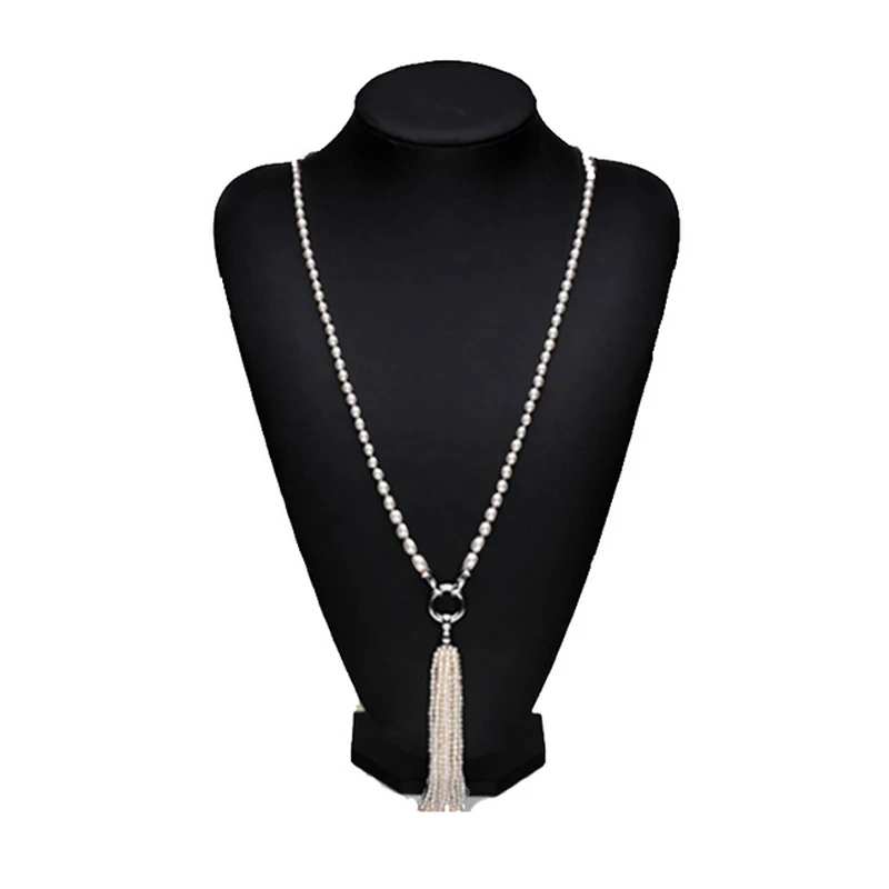 PEISENI 100% natural freshwater pearl long necklace Tassels Women Accessories Statement Necklace Jewelry For Women
PEISENI 100% natural freshwater pearl long necklace Tassels Women Accessories Statement Necklace Jewelry For Women