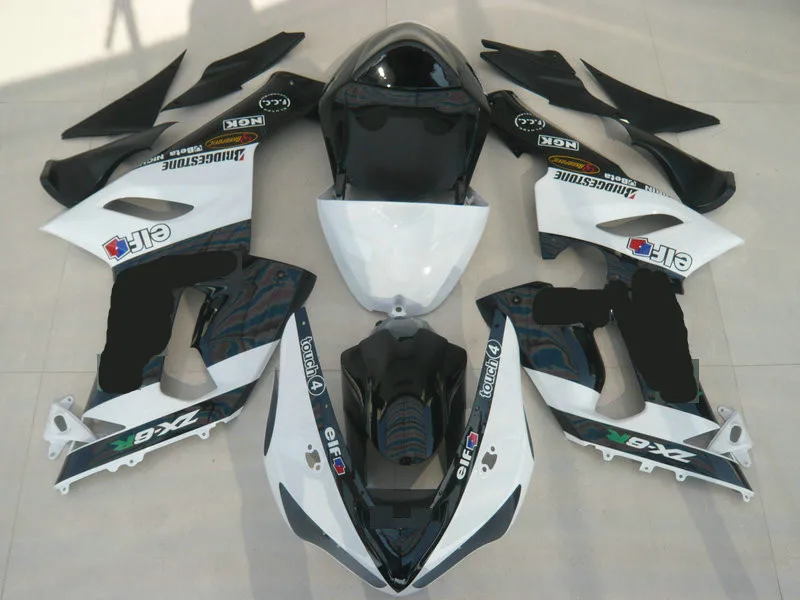 Комплект обтекателей для мотоцикла на заказ KAWASAKI Ninja ZX6R 636 05 06 ZX 6R 2005 2006 комплект из