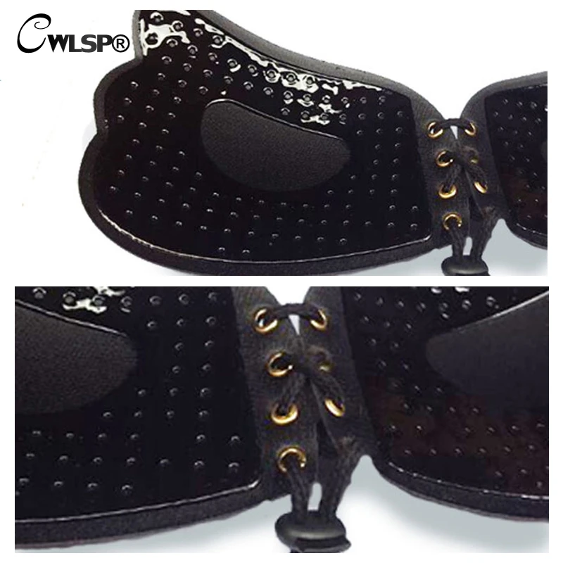 CWLSP Strapless Invisible Bras Push Up Underwear Sexy Lace up Bralette for Wedding Dress Lady Party Bralet QL3576
CWLSP Strapless Invisible Bras Push Up Underwear Sexy Lace up Bralette for Wedding Dress Lady Party Bralet QL3576