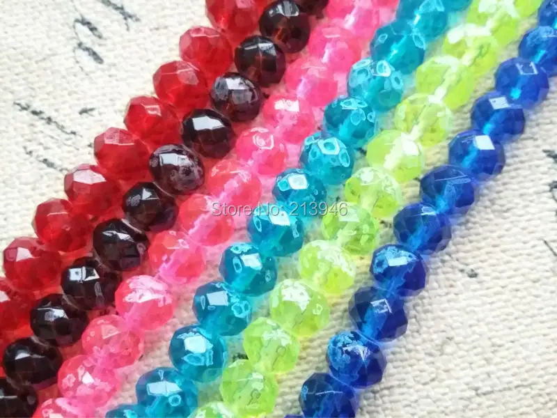 8*6MM 350Pcs/Pack Mix 5 Color " Spot " Crystal Lampwork Glass Loose Jewelry Beads
8*6MM 350Pcs/Pack Mix 5 Color " Spot " Crystal Lampwork Glass Loose Jewelry Beads