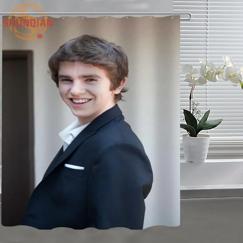 Freddie Highmore Shower Curtain Fabric polyester Custom Shower Curtain With Hooks for Home Decor H0328&23t
Freddie Highmore Shower Curtain Fabric polyester Custom Shower Curtain With Hooks for Home Decor H0328&23t