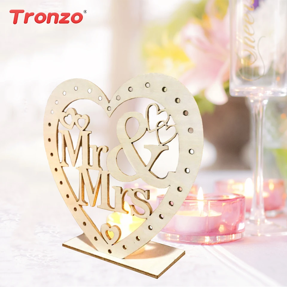 Tronzo Mr Mrs Wooden Wedding Decoration Table DIY Bride Groom Heart Shape Wood Crafts Wedding Guest Gift Card Box Party Supplies
Tronzo Mr Mrs Wooden Wedding Decoration Table DIY Bride Groom Heart Shape Wood Crafts Wedding Guest Gift Card Box Party Supplies
