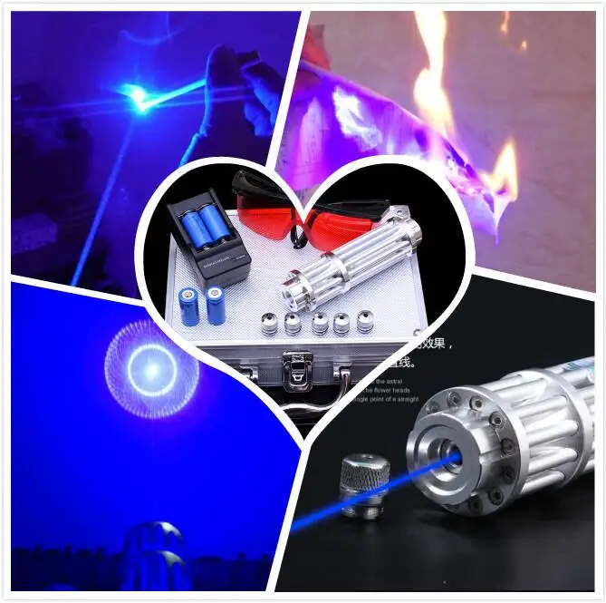 Blue Laser Pointers 500000m 500w 450nm Burning Match/Dry Wood/Lit Candle/,Burn Cigarettes SOS , Cigarette Wicked LAZER Torch
Blue Laser Pointers 500000m 500w 450nm Burning Match/Dry Wood/Lit Candle/,Burn Cigarettes SOS , Cigarette Wicked LAZER Torch