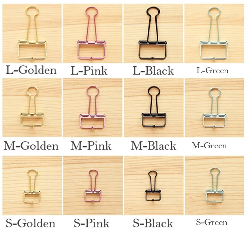 Colorful Metal Hollowed-out Binder Clip Paper Clips Clamp Foldback Clip for Notebook Diary Office Supplies Cute DIY Stationery
Colorful Metal Hollowed-out Binder Clip Paper Clips Clamp Foldback Clip for Notebook Diary Office Supplies Cute DIY Stationery