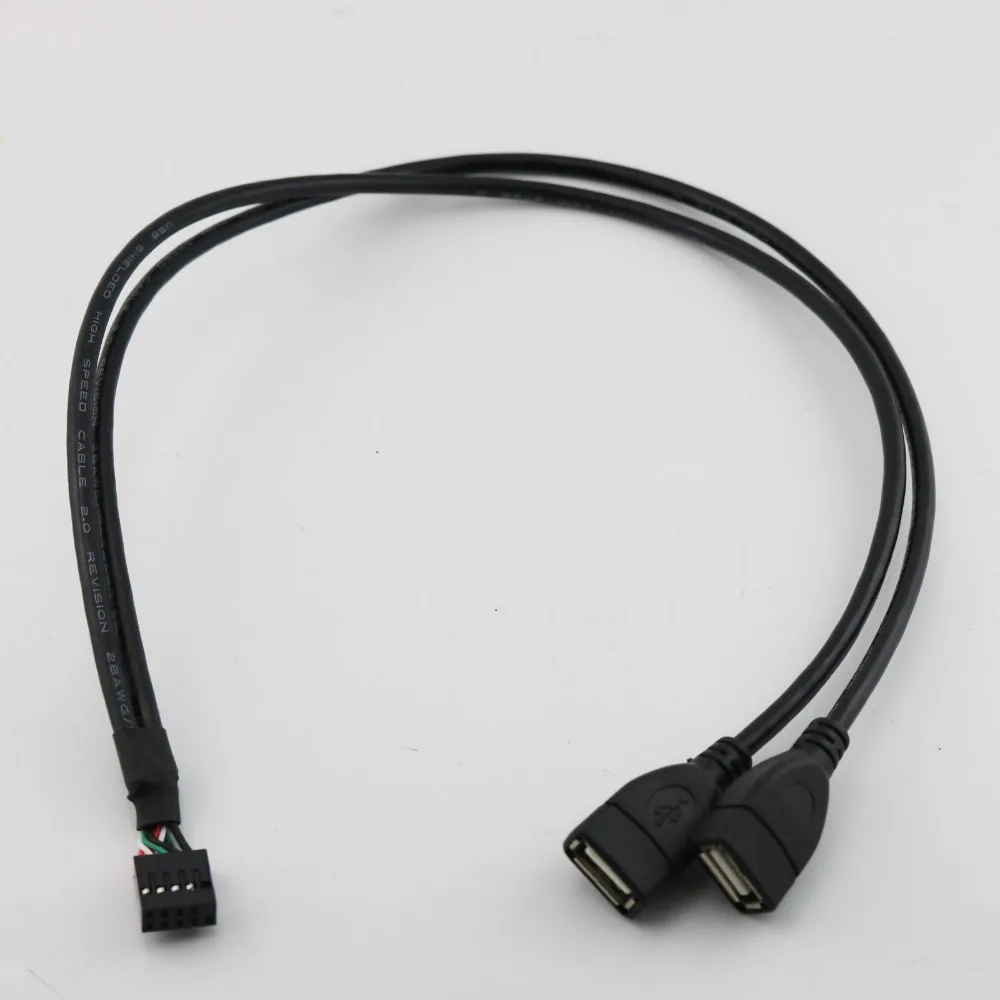 2 шт. материнская плата женский 9-контактный разъем для двойной USB 2,0 A Женский адаптер кабель 50 см
2 шт. материнская плата женский 9-контактный разъем для двойной USB 2,0 A Женский адаптер кабель 50 см