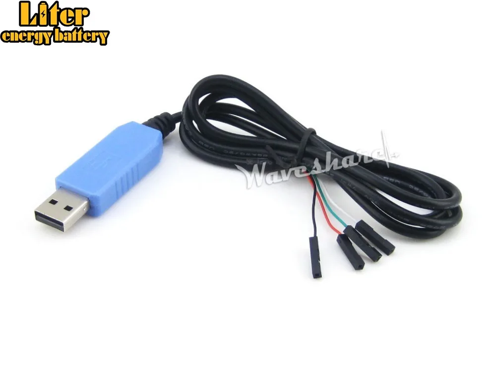 USB to TTL 4-pin Wire with Embedded Converter PL2303 USB Cable USB Type-A plug Supports windows XP/7/8/8.1/10/...
USB to TTL 4-pin Wire with Embedded Converter PL2303 USB Cable USB Type-A plug Supports windows XP/7/8/8.1/10/...