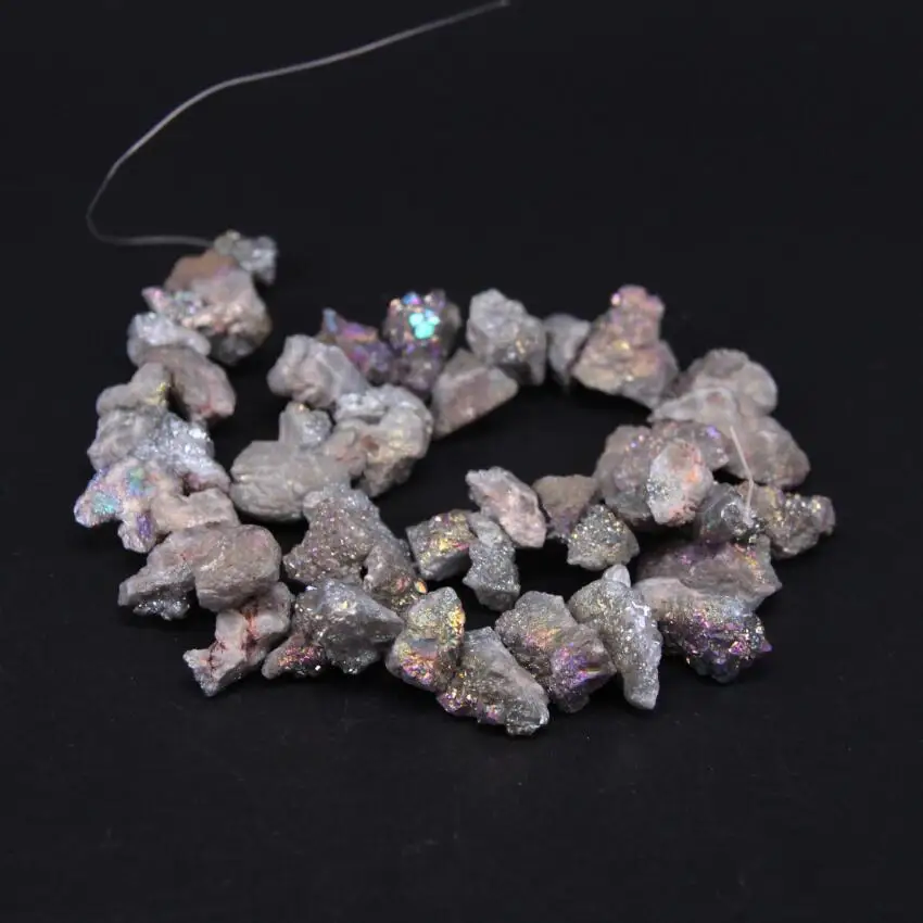 15.5"strand Purple Grey Titanium Natural Quartz Geode Drusy Nugget Loose Beads,Raw Crystal Agates Druzy Chip Pendant Jewelr
15.5"strand Purple Grey Titanium Natural Quartz Geode Drusy Nugget Loose Beads,Raw Crystal Agates Druzy Chip Pendant Jewelr