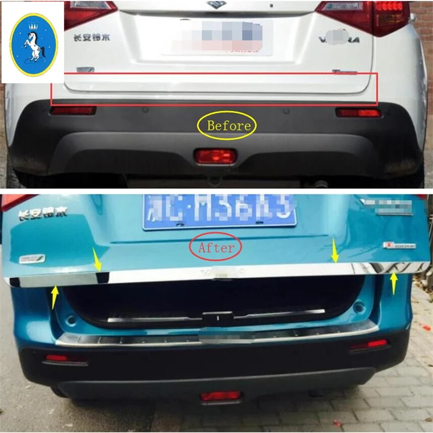 Yimaautotrims Auto Accessory Rear Tail Trunk Lid Cover Kit Trim Fit For Suzuki Vitara 2015 2016 2017 2018 2019 Stainless Steel
Yimaautotrims Auto Accessory Rear Tail Trunk Lid Cover Kit Trim Fit For Suzuki Vitara 2015 2016 2017 2018 2019 Stainless Steel